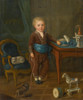 Art Prints of Portrait of a Young Boy with His Toys, French School