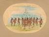 Art Prints of Green Corn Dance Minatarrees by George Catlin