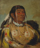 Art Prints of Sha Co Pay the Sixth Chief of the Plains Ojibwa by George Catlin