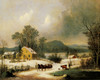 Art Prints of A Sleigh Ride in the Snow by George Henry Durrie