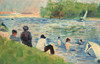 Art Prints of Bathers, Study for Bathers at Asnieres by Georges Seurat