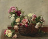 Art Prints of Basket of Roses by Henri Fantin-Latour