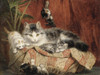 Art Prints of Playtime by Henriette Ronner Knip