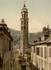 Art Prints of Jacobin Tower Bagneres de Bigorra, Pyrenees, France (387509)