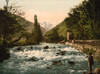 Art Prints of The Pique Waterfall, Luchon, Pyrenees, France (387558)