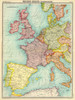 Art Prints of Europe Communications (2113012) by J.G. and John Bartholomew and Son