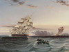 Art Prints of U.S. Frigate and Privateer by James Buttersworth