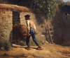 Art Prints of Peasant with a Wheelbarrow by Jean-Francois Millet