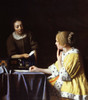Art Prints of Mistress and Maid by Johannes Vermeer
