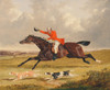 Art Prints of Foxhunting, Encouraging Hounds by John Frederick Herring