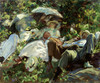 Art Prints of Group with Parasols, a Siesta by John Singer Sargent