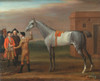 Art Prints of Lamprey with His Owner Sir William Morgan at Newmarket by John Wootton