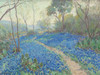 Art Prints of A Hillside of Bluebonnets, Early Morning by Julian Onderdonk