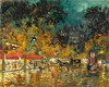 Art Prints of Paris Night Scene by Konstantin Alexeevich Korovin