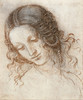 Art Prints of Head of Leda by Leonardo da Vinci