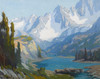 Art Prints of Long Lake, Sierra, Nevada by Marion Kavanaugh Wachtel