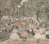 Art Prints of The Mall, Central Park by Maurice Prendergast