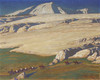 Art Prints of Moraine and Meadow, Sierra Nevada, California by Maynard Dixon