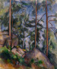 Art Prints of Pines and Rocks, Fontainebleau by Paul Cezanne