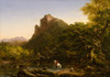Art Prints of The Mountain Ford by Thomas Cole