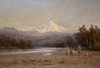 Art Prints of Indians with Mount Shasta in the Distance by Thomas Hill
