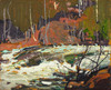 Art Prints of Rapids on Muskoka River by Tom Thomson