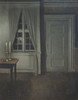 Art Prints of Interior with Two Candles by Vilhelm Hammershoi