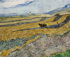 Art Prints of Enclosed Field with Ploughman by Vincent Van Gogh