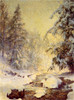 Art Prints of A Brook in Winter by Walter Launt Palmer