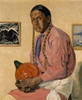Art Prints of Portrait of a Man with a Pumpkin by Walter Ufer
