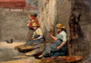 Art Prints of Fishergirls Coiling Tackle by Winslow Homer
