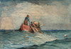 Art Prints of Hauling in the Nets by Winslow Homer