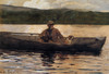 Art Prints of The Painter Eliphalet Terry Fishing from a Boat by Winslow Homer