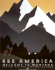 Art Prints of See America, Welcome to Montana (399154), Travel Poster