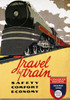 Art Prints of Travel by Train, Canadian Pacific Railway Lines, Travel Posters