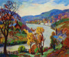 Along the Delaware at New Hope by Fern Coppedge