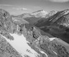 Art prints of Mountains with Snow, Long's Peak, Rocky Mountain National Park, Colorado by Ansel Adams