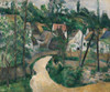 Prints and cards of A Turn in the Road by Paul Cezanne