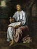 Art prints of John the Evangelist from Patmos by Diego Velazquez