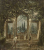 Art prints of Garden of the Villa Medici of the City of Rome by Diego Velazquez