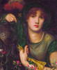 Art prints of My Lady Greensleeves by Dante Gabriel Rossetti