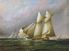 Art Prints of Schooner Idler, New York Yacht Club Regatta by James Edward Buttersworth