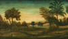 Art Prints of Landscape with Buildings by 18th Century American Artist