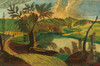 Art Prints of Stylized Landscape by 19th Century American Artist