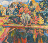 Art Prints of Autumn Landscape by Abraham Manievich