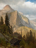 Art Prints of North Dome, Yosemite Valley by Albert Bierstadt