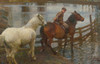 Art Prints of Crossing the Ford by Alfred James Munnings