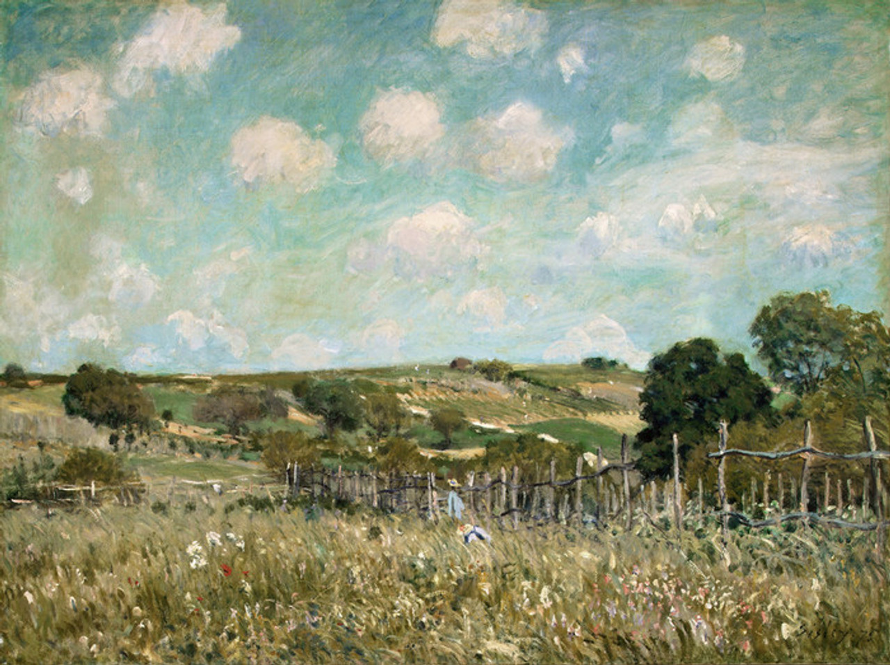 Meadow by Alfred Sisley | Fine Art Print