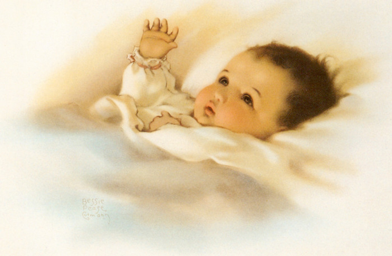 絵画 BABY BABY Art Prints of Baby with the Golden Glow of Sweet Dreams by