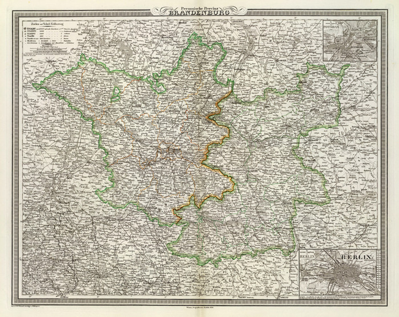 Art Prints of Germany, Bradenburg, 1856 by C.F. Weiland